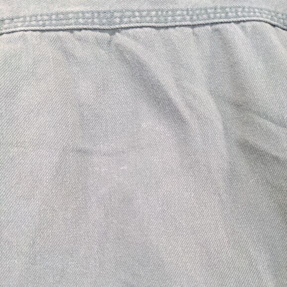 Vintage Levi's Button Up Shirt Mens XL Gray Long Sleeve Pockets Logo - Picture 5 of 12